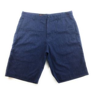 (SOLD)Stoic Mens Indigo Blue Chino Shorts, 34